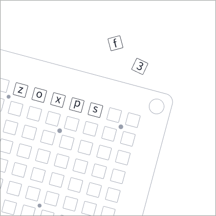HeirBOX P1 放入字模片示意图
